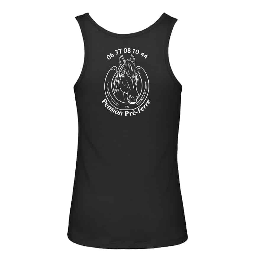 DEBARDEUR (femme) - PENSION PRÉ-FERRÉ - Noir - BC073 – Image 3