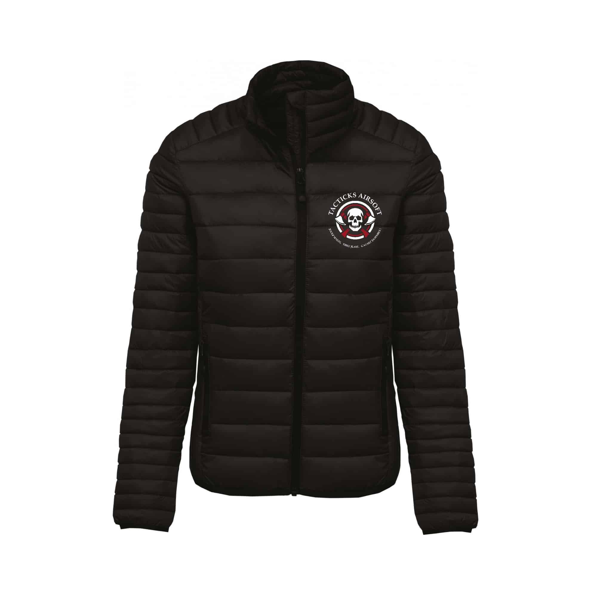 DOUDOUNE AVEC MANCHES (femme) - Tacticks Airsoft – Noir - K6121