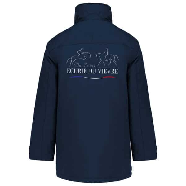 Parka (homme) - ECURIE DU VIEVRE - Navy - K677 – Image 2