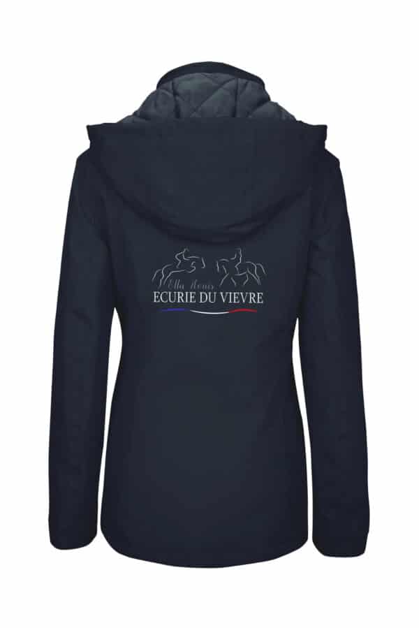 Parka (femme) - ECURIE DU VIEVRE - Navy - K6108 – Image 2