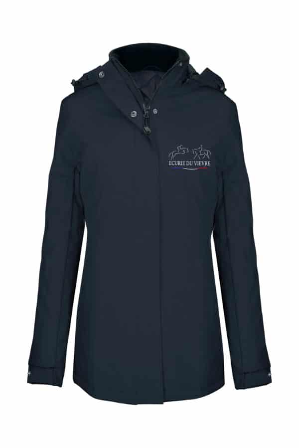 Parka (femme) - ECURIE DU VIEVRE - Navy - K6108