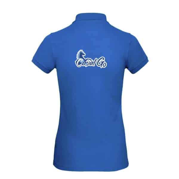 POLO (femme) - Association Caval Go - Bleu roi - BCI1F – Image 2