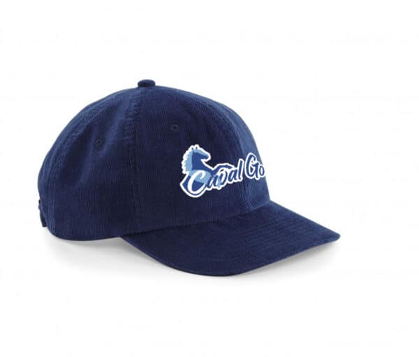 Casquette en velours héritage - Association Caval Go - Navy - BF682