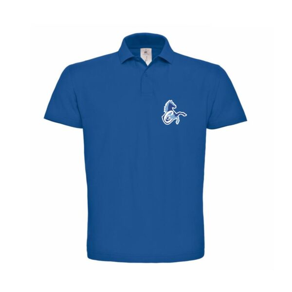 POLO (homme) - Association Caval Go - Bleu roi - BCID1