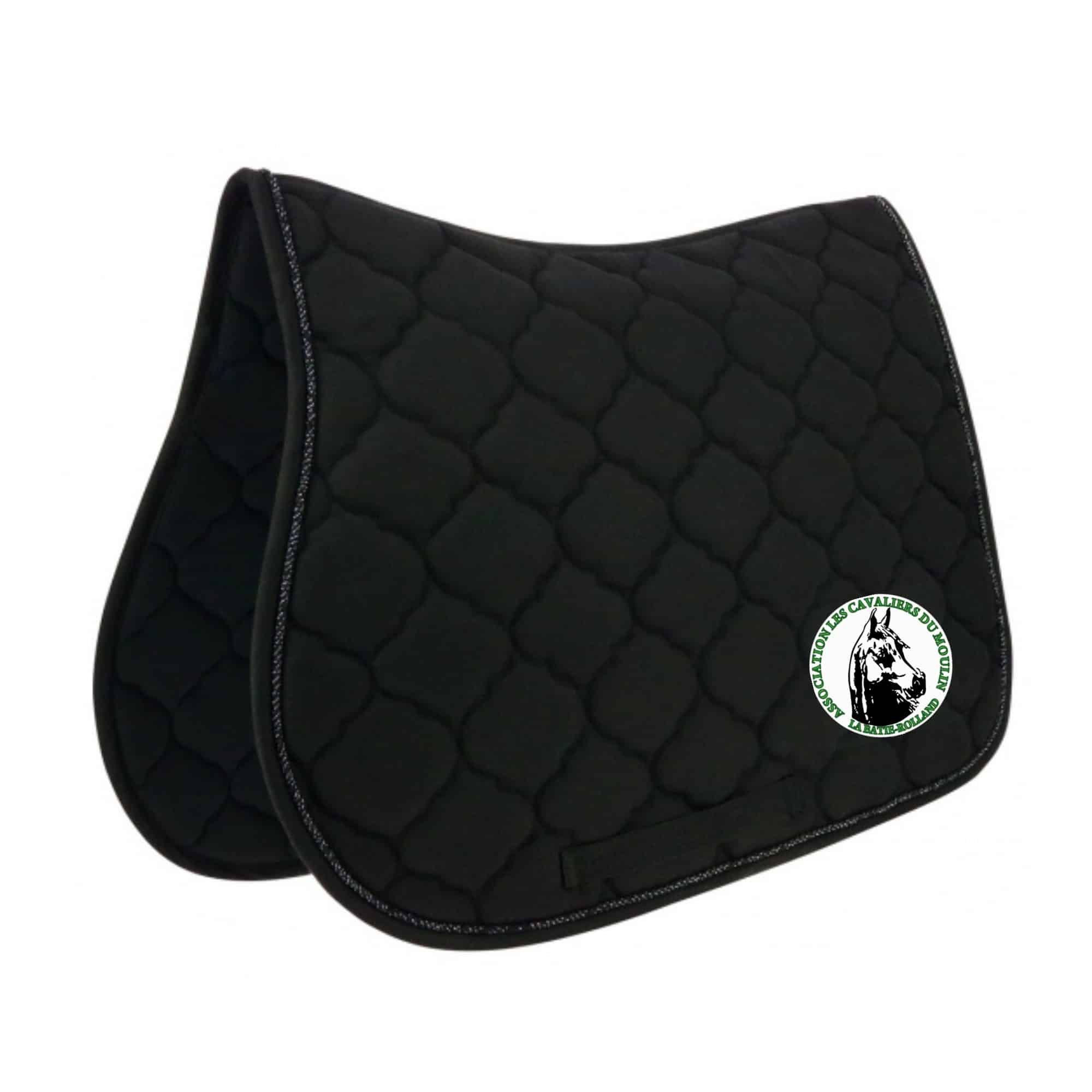 TAPIS RIDING WORLD - Association Les Cavaliers du Moulin - Noir - 20453