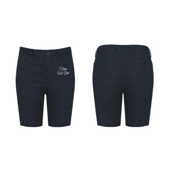 Bermuda chino premium (homme) - Écuries du bois beau EARL - Navy - NS738