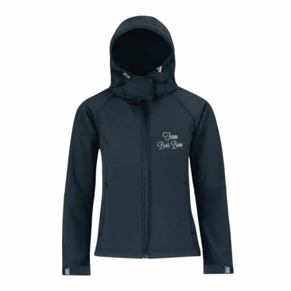 SOFTSHELL (femme) - Écuries du bois beau EARL - Navy - BC660