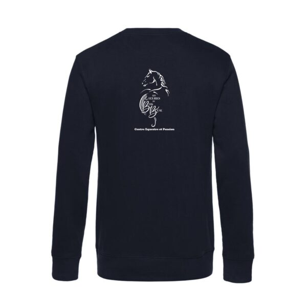 SWEAT COL ROND (femme) - Écuries du bois beau EARL - Navy - BCW01Q – Image 2