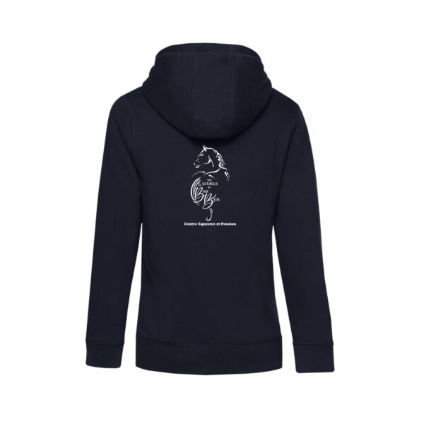 SWEAT A CAPUCHE (femme) – Écuries du bois beau EARL - Navy - BCW34B – Image 2