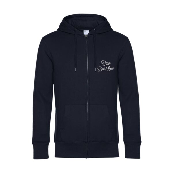 SWEAT ZIPPÉ (enfant) - Écuries du bois beau EARL - Navy - K455