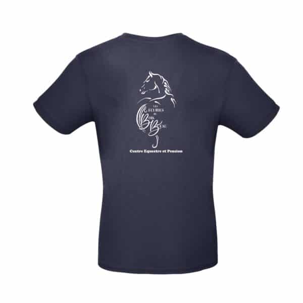 T-SHIRT (enfant) - Écuries du bois beau EARL - Navy - BC191 – Image 2