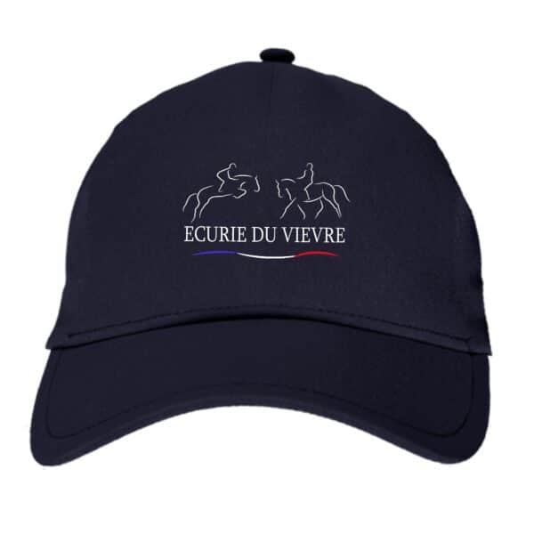 CASQUETTE - ECURIE DU VIEVRE - Navy - BF015