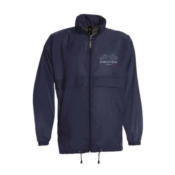 COUPE-VENT (homme) - ECURIE DU VIEVRE - Navy - BC300