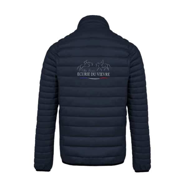 DOUDOUNE AVEC MANCHES (homme) - ECURIE DU VIEVRE - Navy - K6120 – Image 2