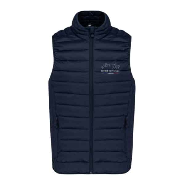 DOUDOUNE SANS MANCHES (femme) - ECURIE DU VIEVRE - Navy - K6114