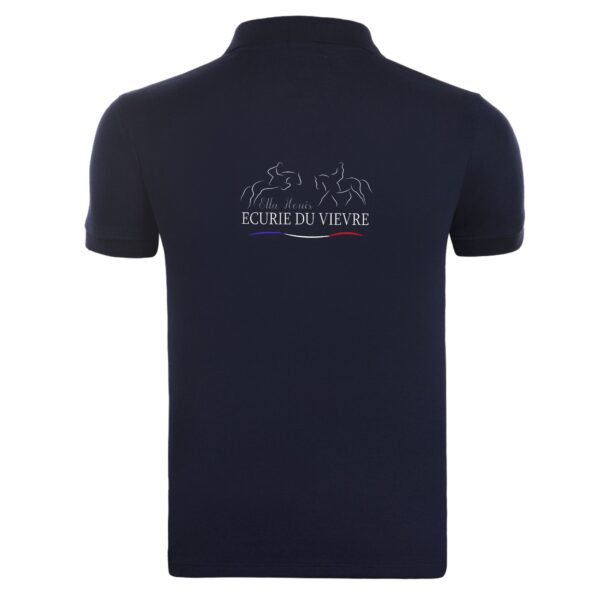 POLO (enfant) - ECURIE DU VIEVRE - Navy - K268 – Image 2