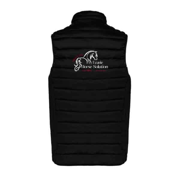 DOUDOUNE SANS MANCHES (homme) - Ecurie Horse Solution - Noir - K6113 – Image 2