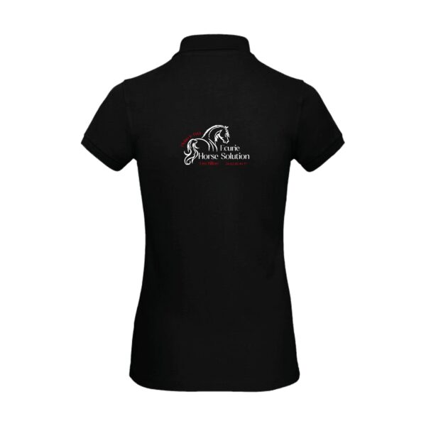 POLO (femme) - Ecurie Horse Solution - Noir - BCI1F – Image 2