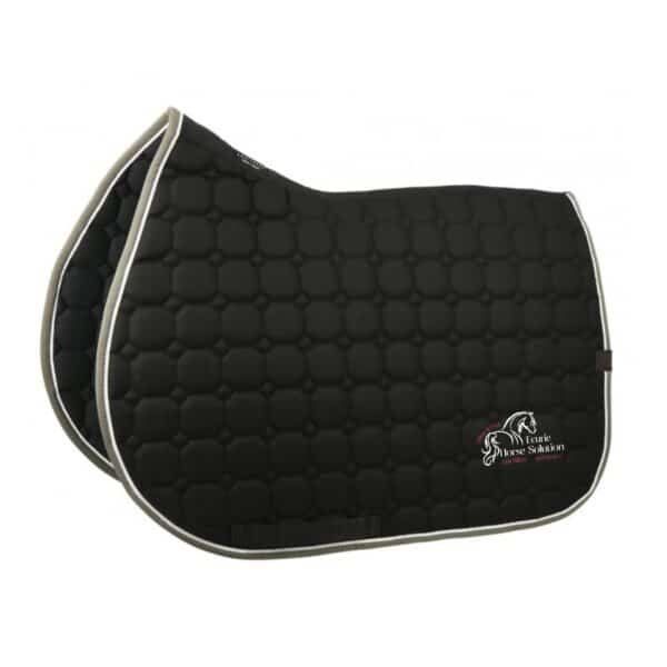 Tapis de selle Equithème "Orion" - Ecurie Horse Solution - Noir - 20477