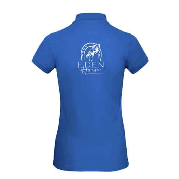 Polo premium (femme) - Eden horse - Bleu roi - BCW463 – Image 2