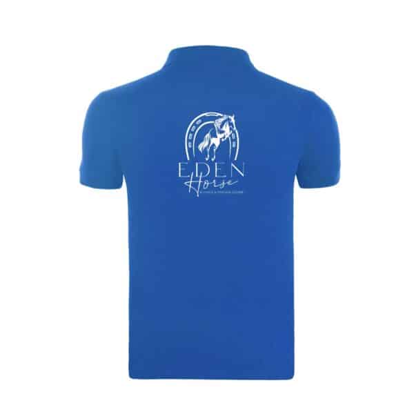 Polo premium (homme) - Eden horse - Bleu roi - BCU426 – Image 2