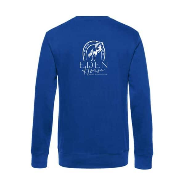 SWEAT COL ROND (homme) - Eden horse - Bleu roi - BCU01K – Image 2