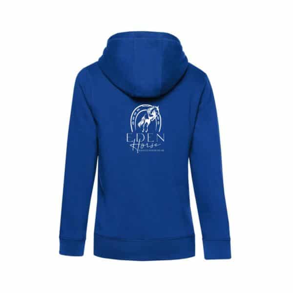 SWEAT A CAPUCHE (femme) – Eden horse - Bleu roi - BCW34B – Image 2