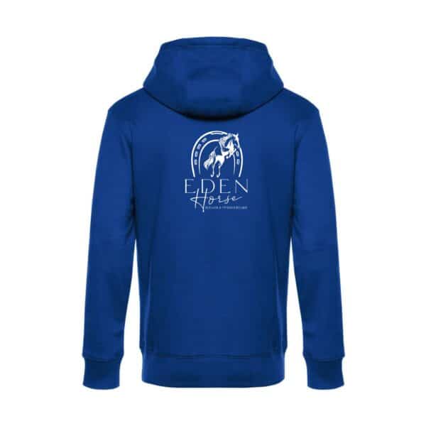 SWEAT A CAPUCHE (enfant) - Eden horse - Bleu roi - BC511 – Image 2