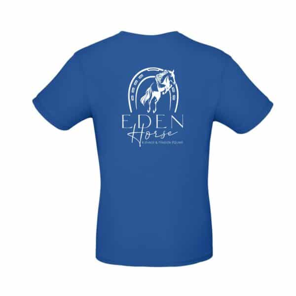 T-SHIRT (homme) - Eden horse - Bleu roi - BC03T – Image 2