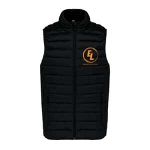 DOUDOUNE SANS MANCHES (enfant) - Emma Larbre Masseur Equin - Noir - K6115