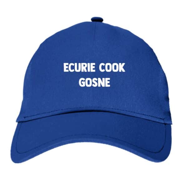 CASQUETTE - Les Ecuries Happy Cook - Bleu roi - BF015