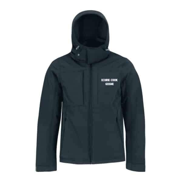 SOFTSHELL (homme) - Les Ecuries Happy Cook - Navy - BC650