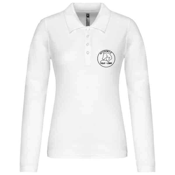 POLO MANCHE LONGUE BASIC+ (FEMME) - Académie Equi-Libre – K257