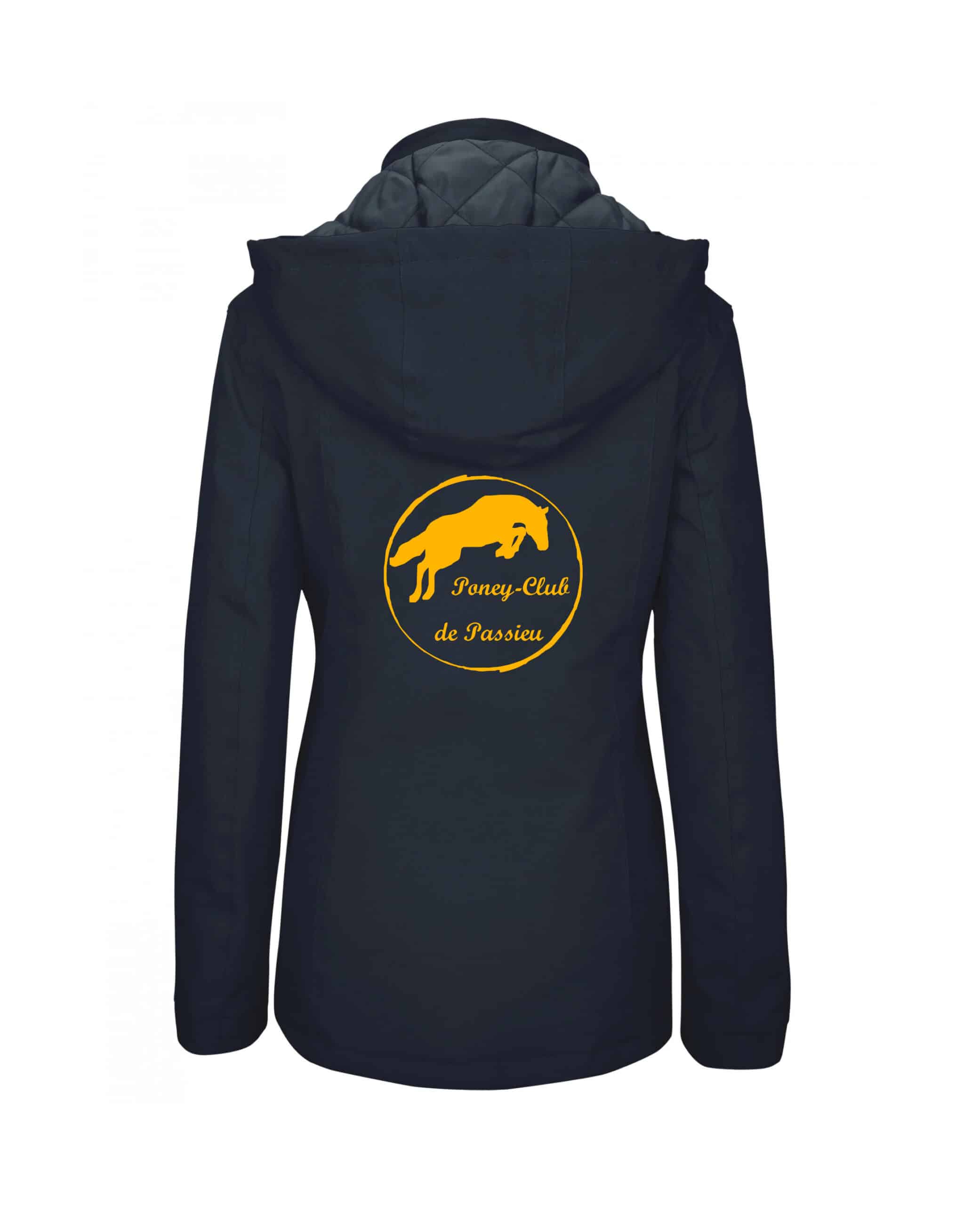 Parka (femme) - Poney club de Passieu - Navy - K6108 – Image 3