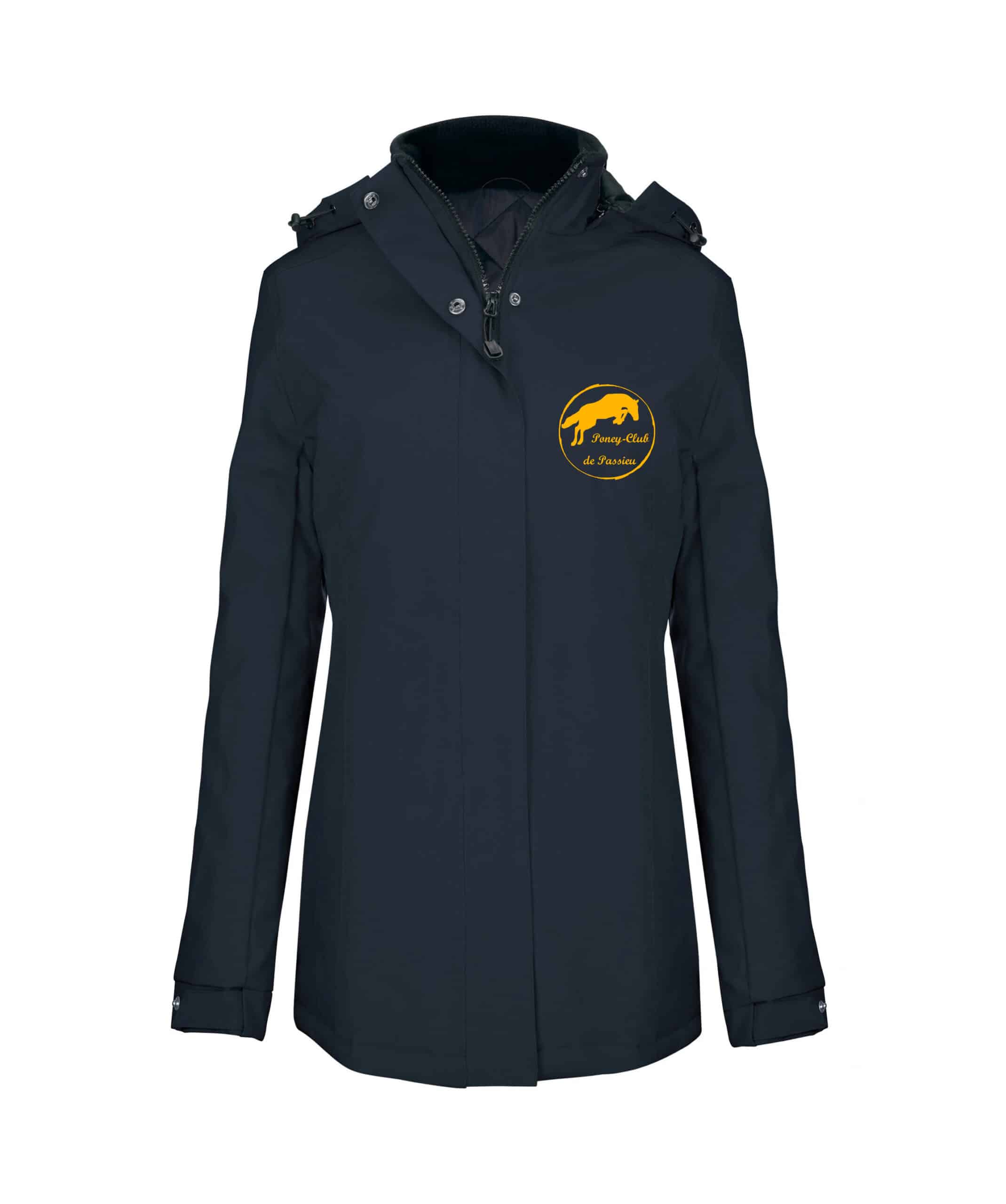 Parka (femme) - Poney club de Passieu - Navy - K6108