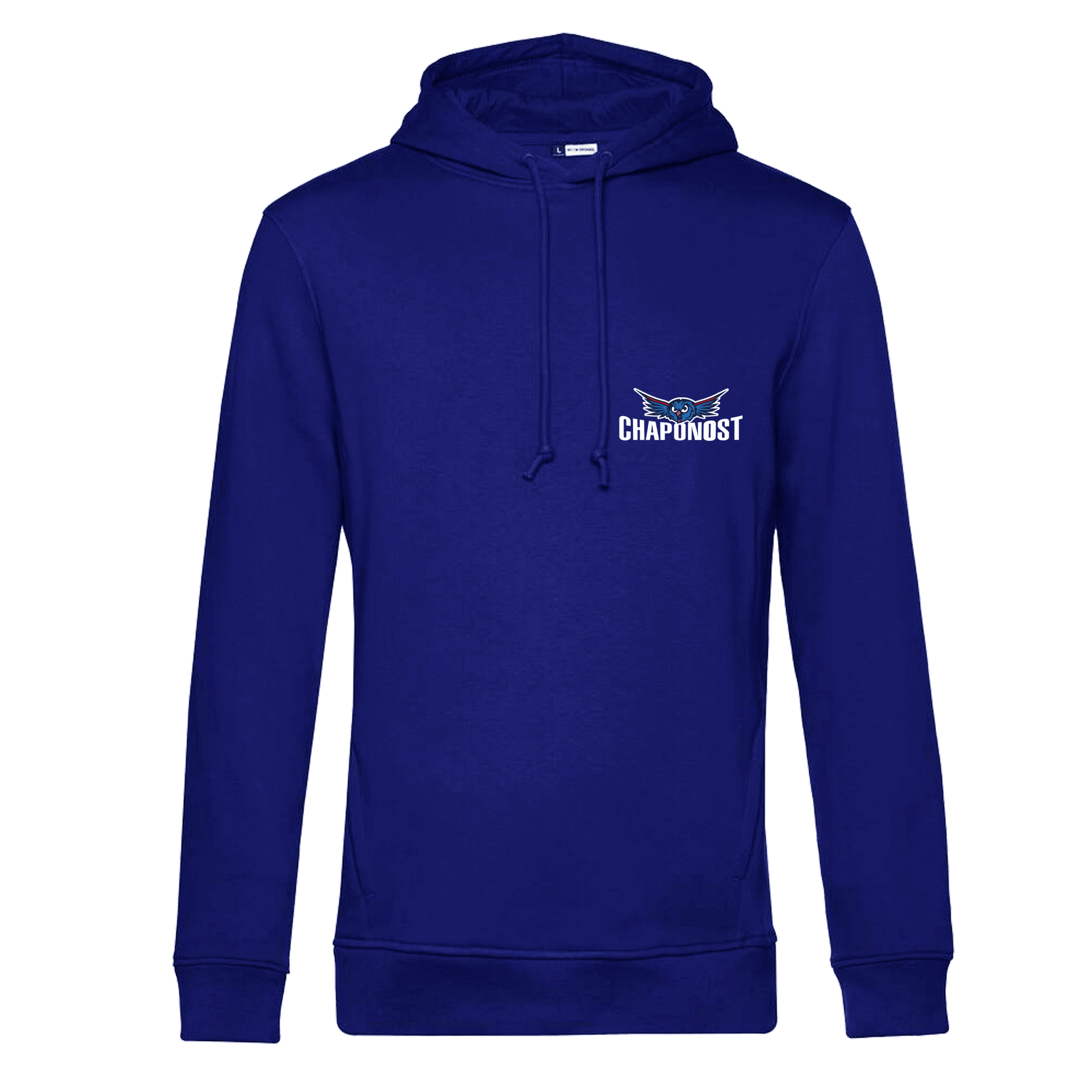 SWEAT A CAPUCHE (homme) - Ferme de la Dame Blanche - Bleu roi - BCU33B – Image 4