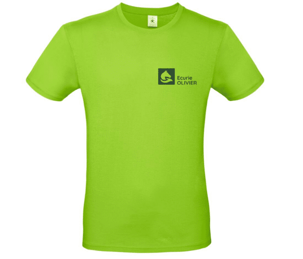 T-SHIRT (homme) - Ecurie Olivier - Green Orchid - BC03T