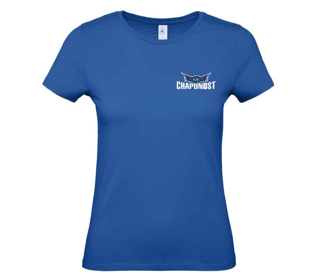 T-SHIRT (femme) - Ferme de la Dame Blanche - Bleu Roi - BC04T – Image 5