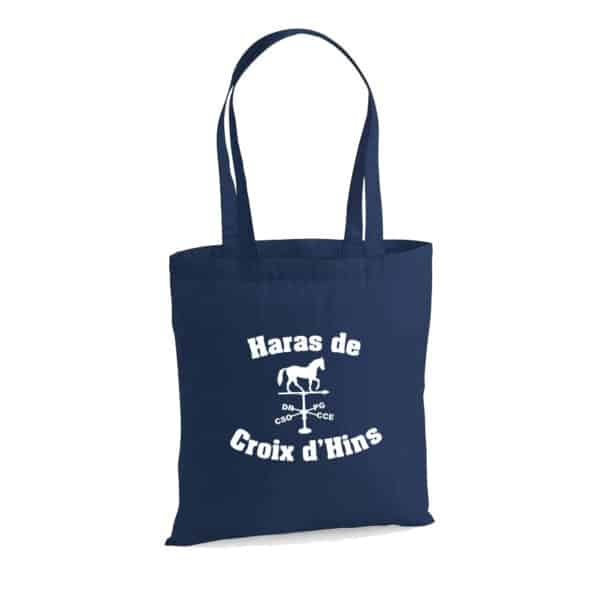 TOTE BAG - HARAS DE CROIX D’HINS – Navy - LS42OE