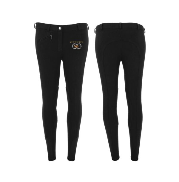 Pantalon d'équitation RIDING WORLD (femme) - Les crins de dercé - Noir - 989071