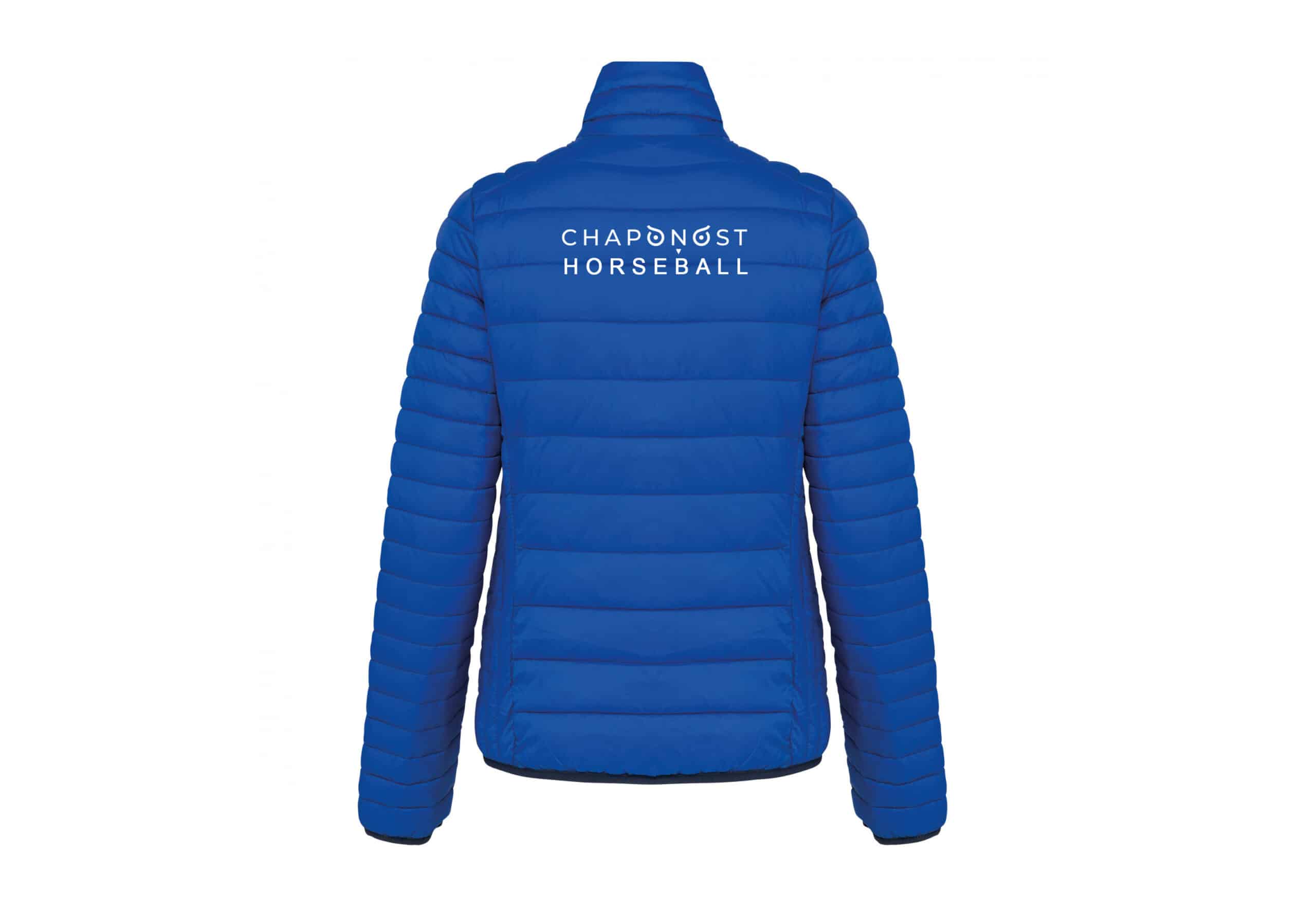 DOUDOUNE AVEC MANCHES (femme) - Ferme de la Dame Blanche - Bleu roi - K6121 – Image 5