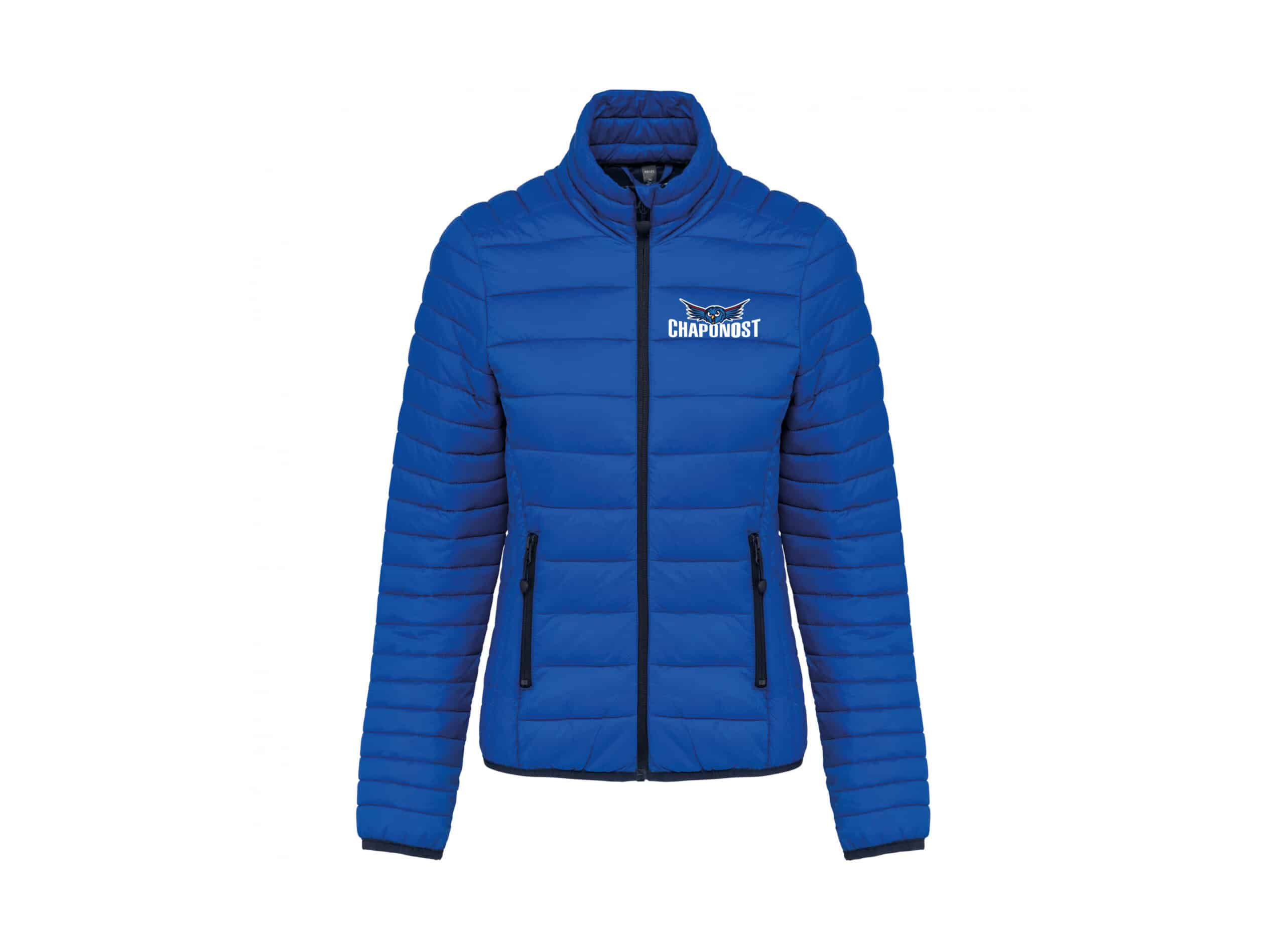 DOUDOUNE AVEC MANCHES (femme) - Ferme de la Dame Blanche - Bleu roi - K6121 – Image 4