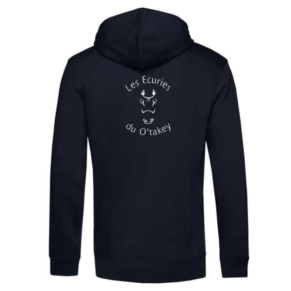 SWEAT A CAPUCHE (enfant) - Ecuries du O'Takey - Navy - BC511 – Image 2