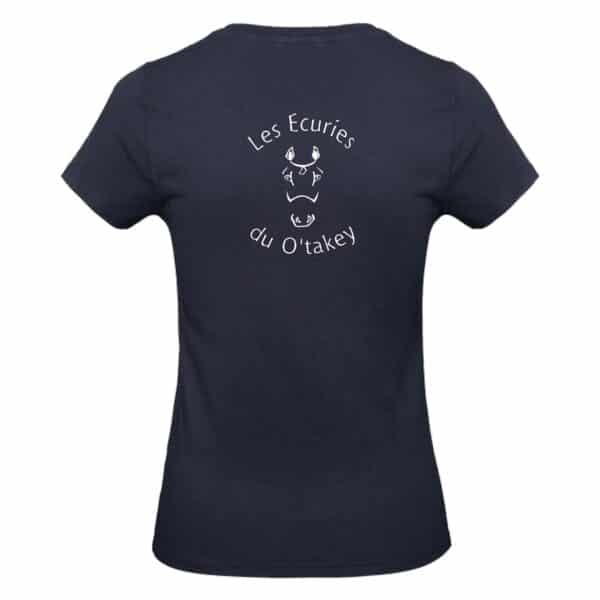 T-SHIRT (femme) - Ecuries du O'Takey - Navy - BC04T – Image 2