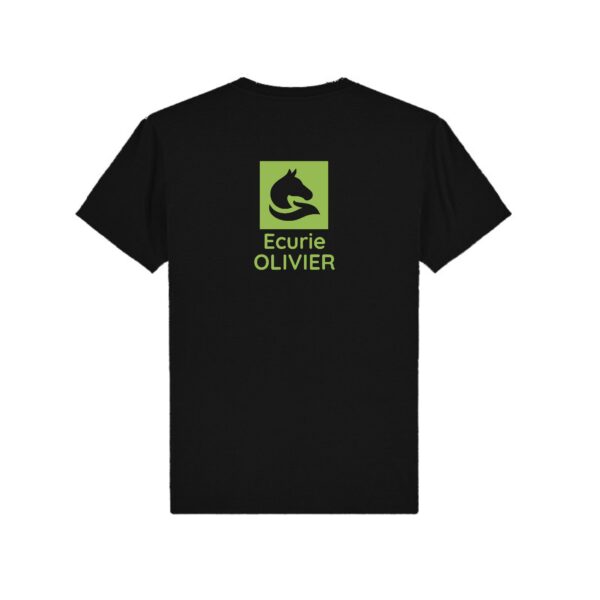 T-SHIRT (enfant) - Ecurie Olivier - Noir - BC191 – Image 2