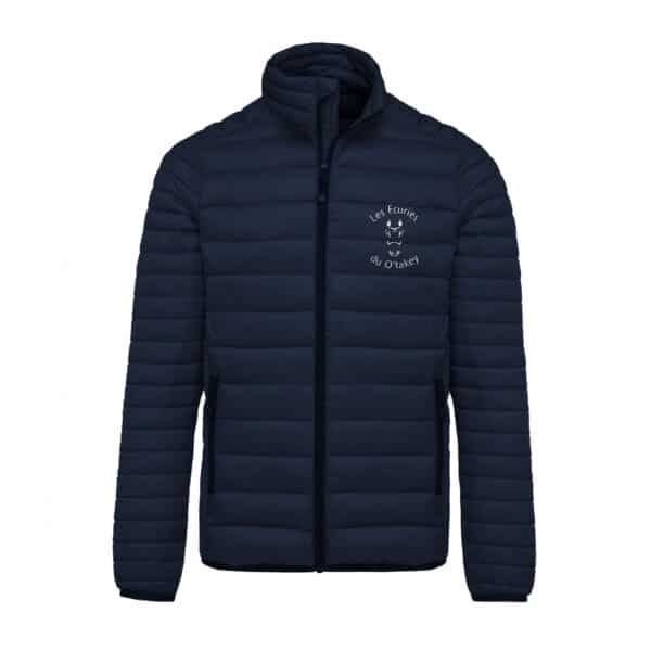 DOUDOUNE AVEC MANCHES (homme) - Ecuries du O'Takey - Navy - K6120