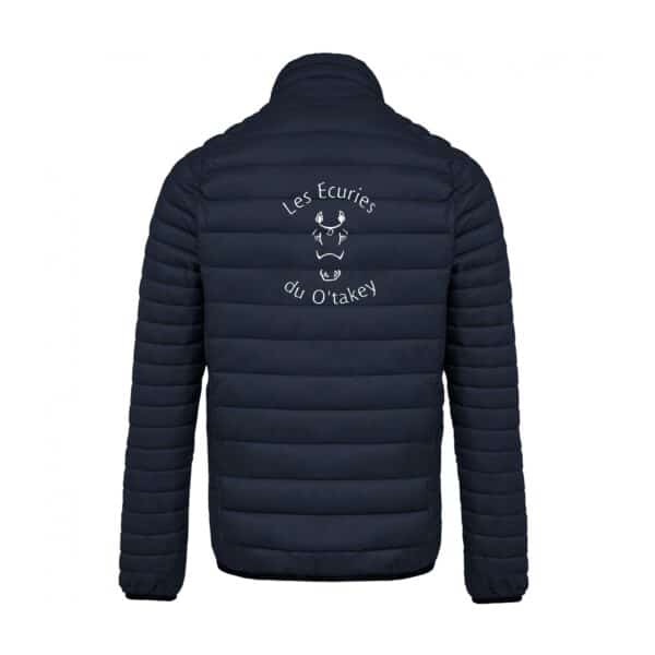 DOUDOUNE AVEC MANCHES (homme) - Ecuries du O'Takey - Navy - K6120 – Image 2