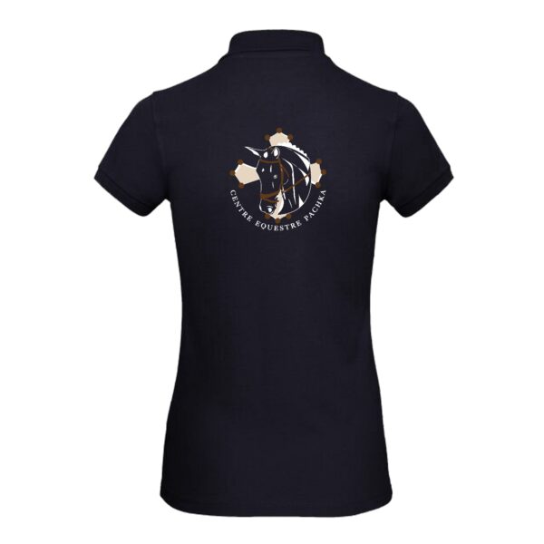 POLO (femme) - CENTRE EQUESTRE PACHKA - Navy - BCI1F – Image 2