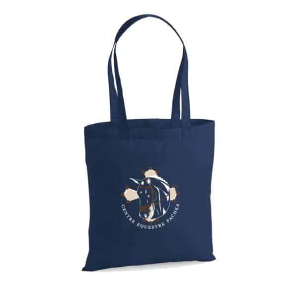 TOTE BAG - CENTRE EQUESTRE PACHKA - Navy - LS42OE – Image 2