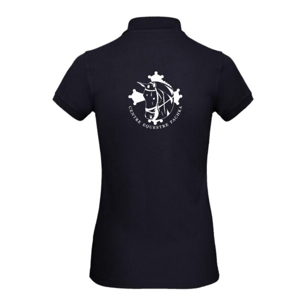 POLO (femme) - CENTRE EQUESTRE PACHKA - Navy - BCI1F – Image 4